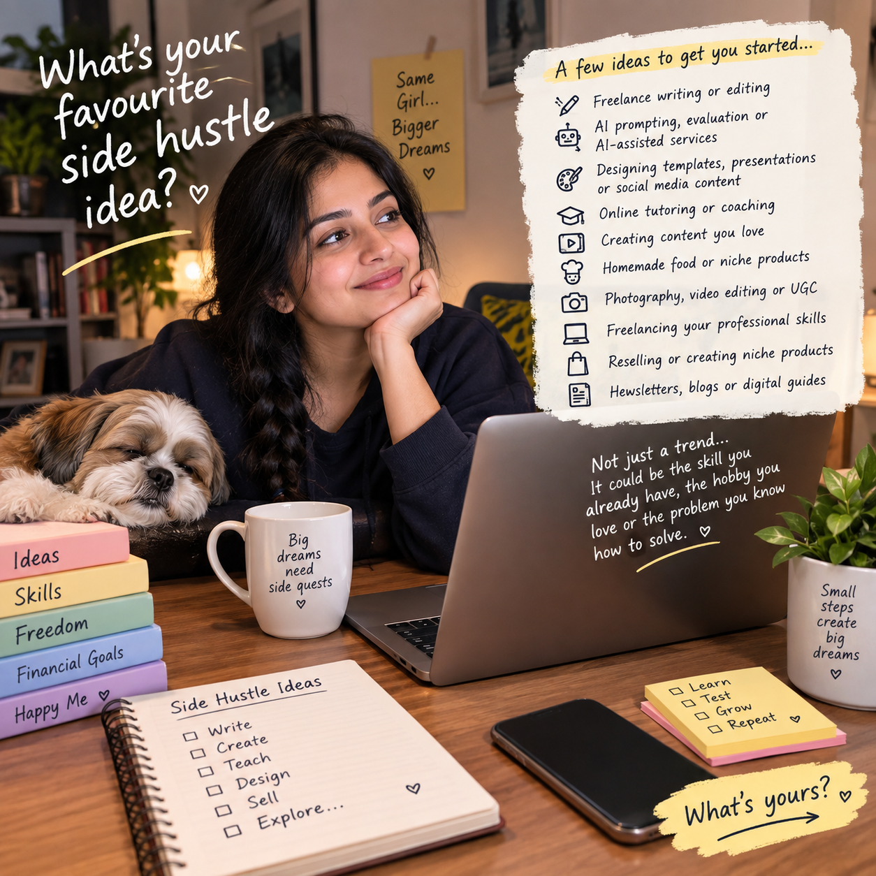 What’s your favorite side hustle idea? 👀